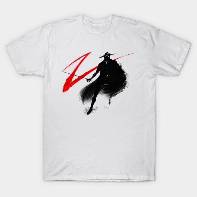 Zorro La Sombra T-Shirt by DougSQ